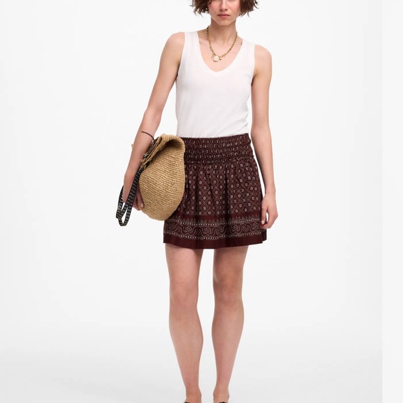 Madewell Dresses & Skirts - Effortless Boho: Madewell Elsa Ruffle Cotton Mini Skirt